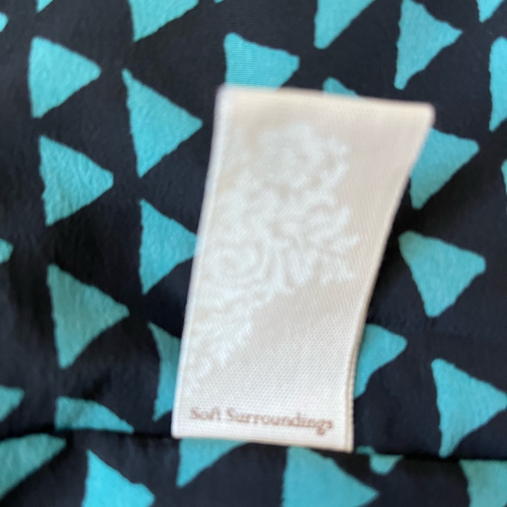 Blue Patterned Women's Top - Picture 12 of 12